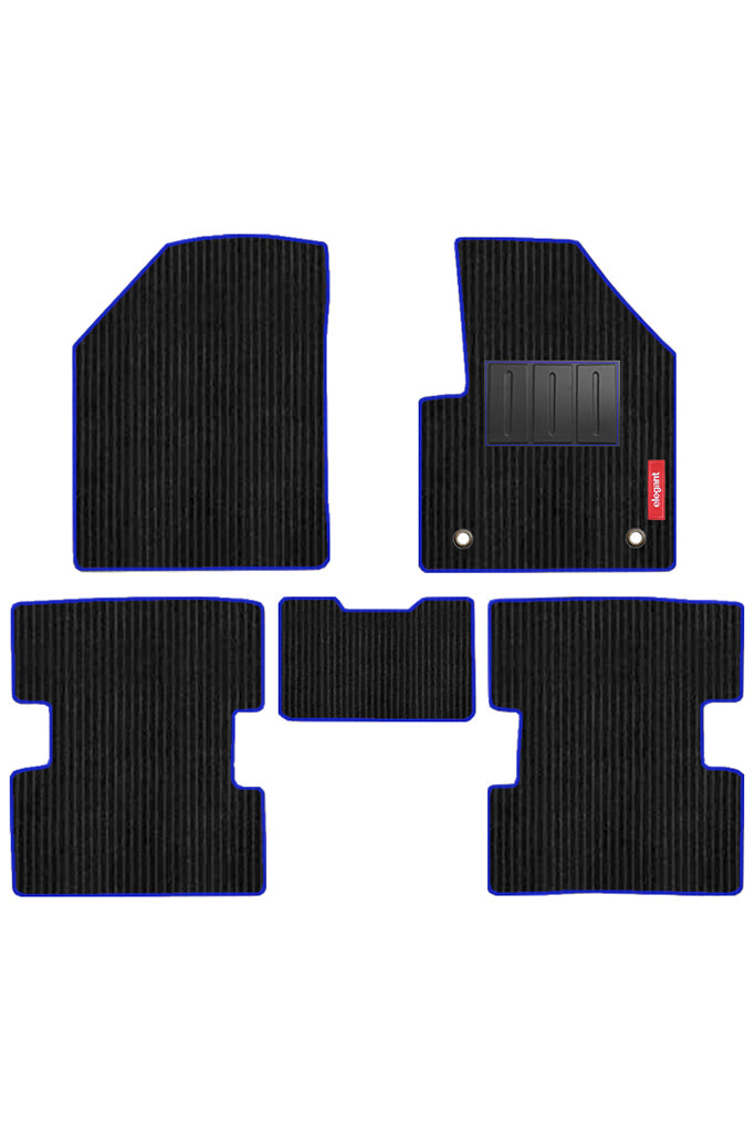 Cord Carpet Car Floor Mat Blue For Tata Punch