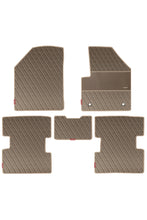 Luxury Leatherette Car Floor Mat  For Tata Punch Interior Matching