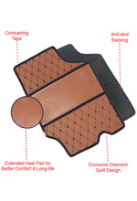 Luxury Leatherette Car Floor Mat  For Citroen C3 Anti-skid