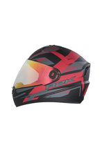Steelbird Air R2K Night Vision Full Face Helmet-Matt Black With Red