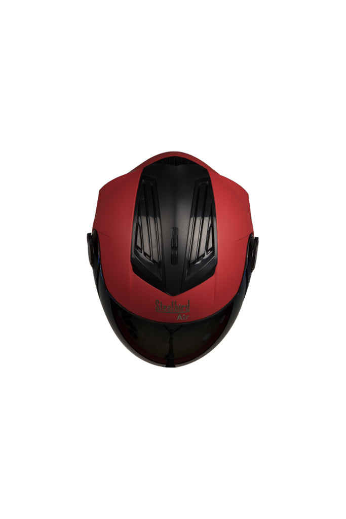 Steelbird Air Full Face Helmet-Matt Sports Red