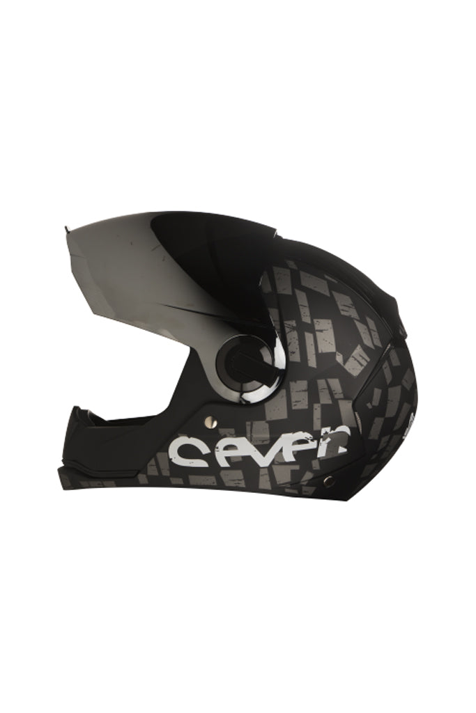 Steelbird Air Seven Full Face Helmet-Matt Black With Grey