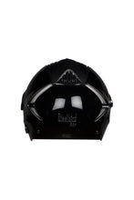 Steelbird Air Open Face Helmet-Glossy Black With Rainbow Visor