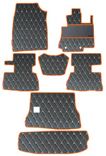 Luxury Leatherette Car Floor Orange For Mahindra Scorpio