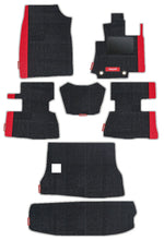 Duo Carpet Car Floor Mat and Red Mahindra Scorpio
