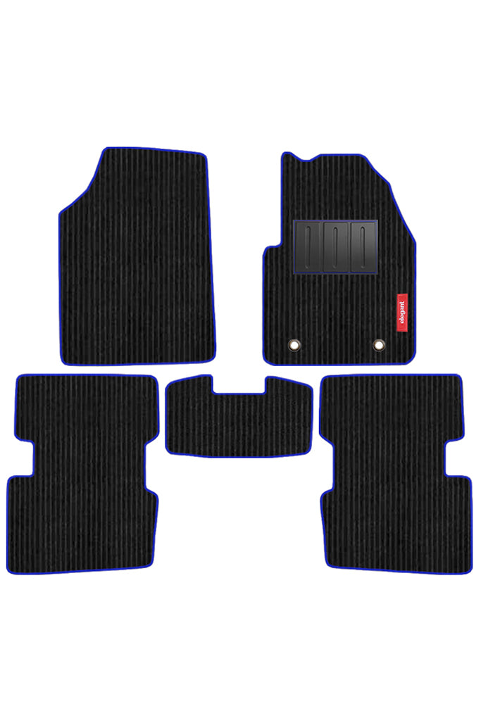 Cord Carpet Car Floor Mat Blue For Kia Sonet | Elegant Auto Retail