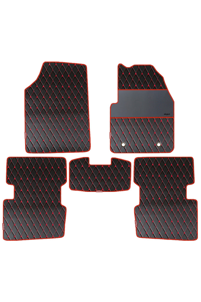 Luxury Leatherette Car Floor Mat For Kia Sonet In India | Elegant Auto Retail