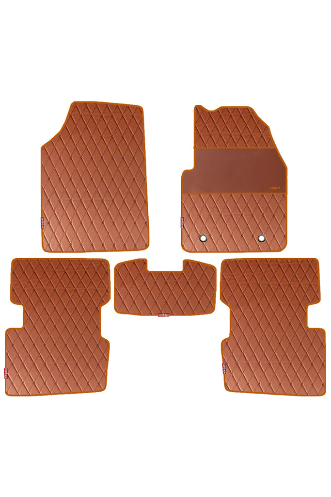 Luxury Leatherette polypropylene Carpet Car Floor Mat For Kia Sonet | Elegant Auto Retail