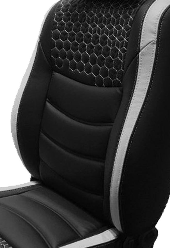 Glory Prism Art Leather Car Seat Cover Black and Grey For Citroen C3