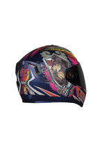 Steelbird Air Griffon Full Face Helmet-Glossy Yamaha Blue With Orange