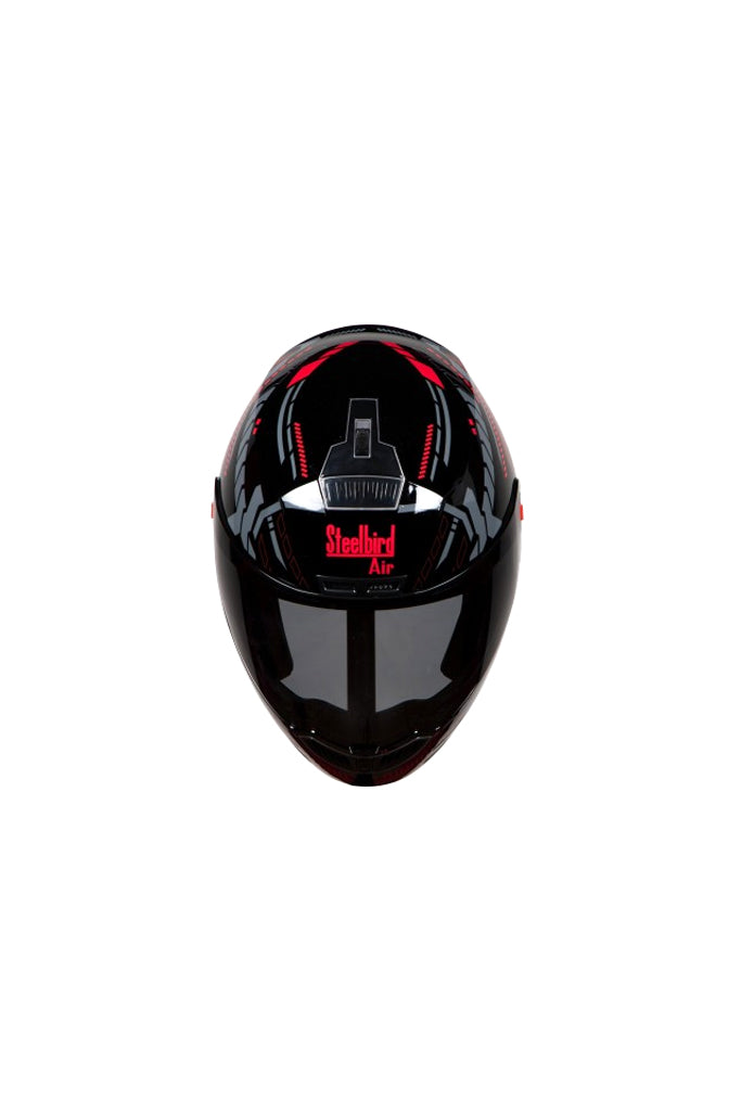 Steelbird helmet black and red on sale