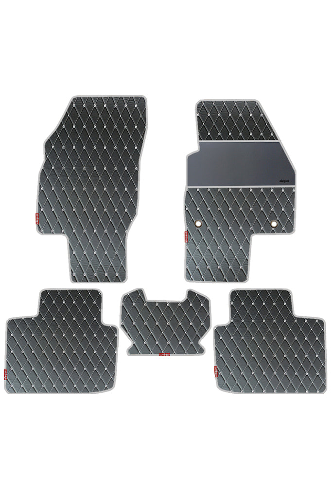 Luxury Leatherette Car Floor Mat For Volkswagen Taigun Online