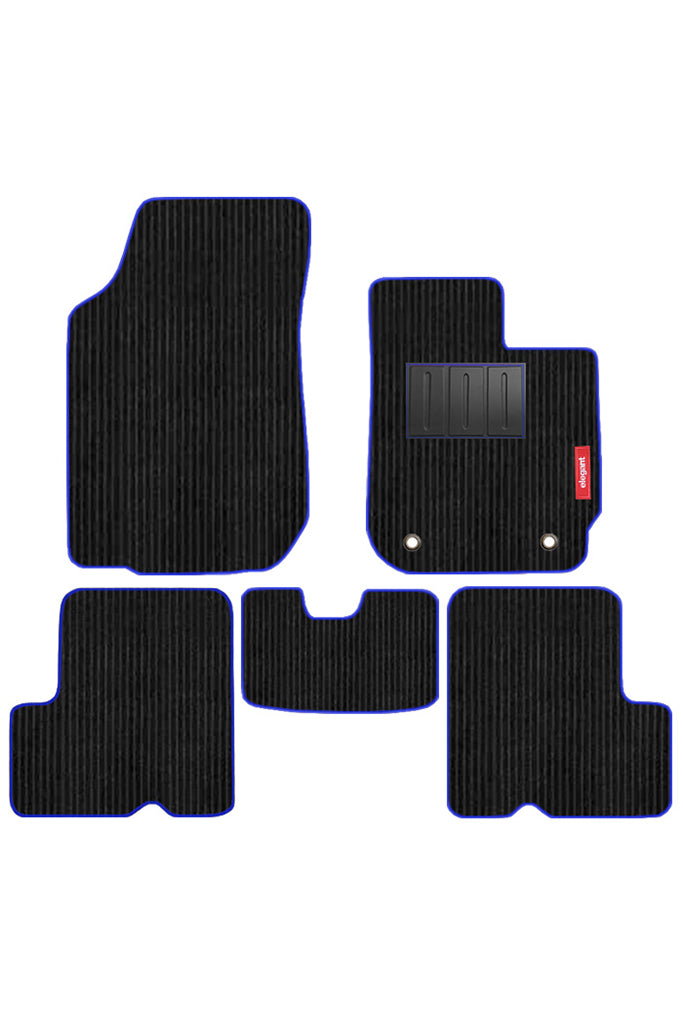 Cord Carpet Car Floor Mat Blue For Nissan Terrano