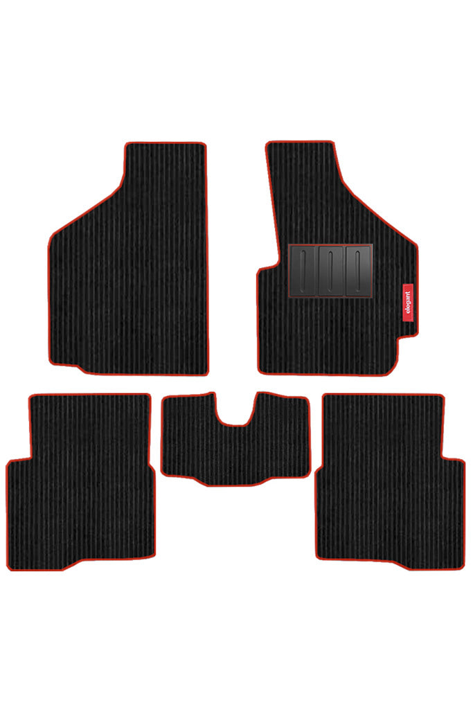 Cord Carpet Car Floor Mat Red For Tata Tiago
