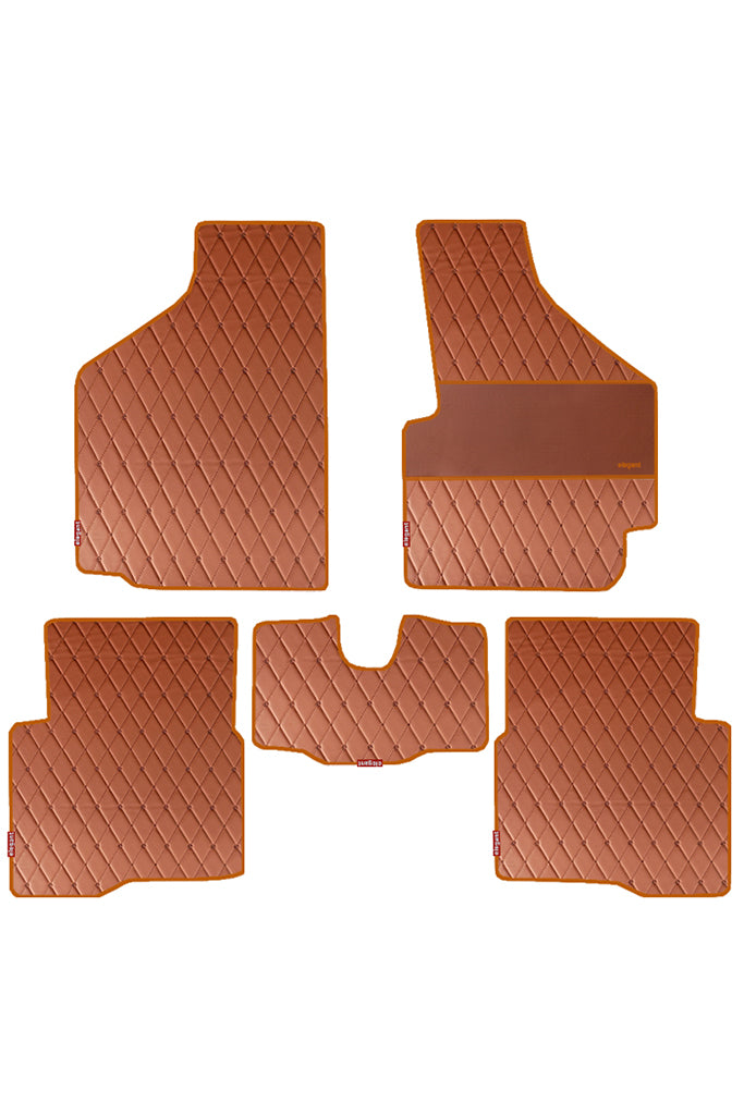 Luxury Leatherette polypropylene Carpet Car Floor Mat For Skoda Octavia