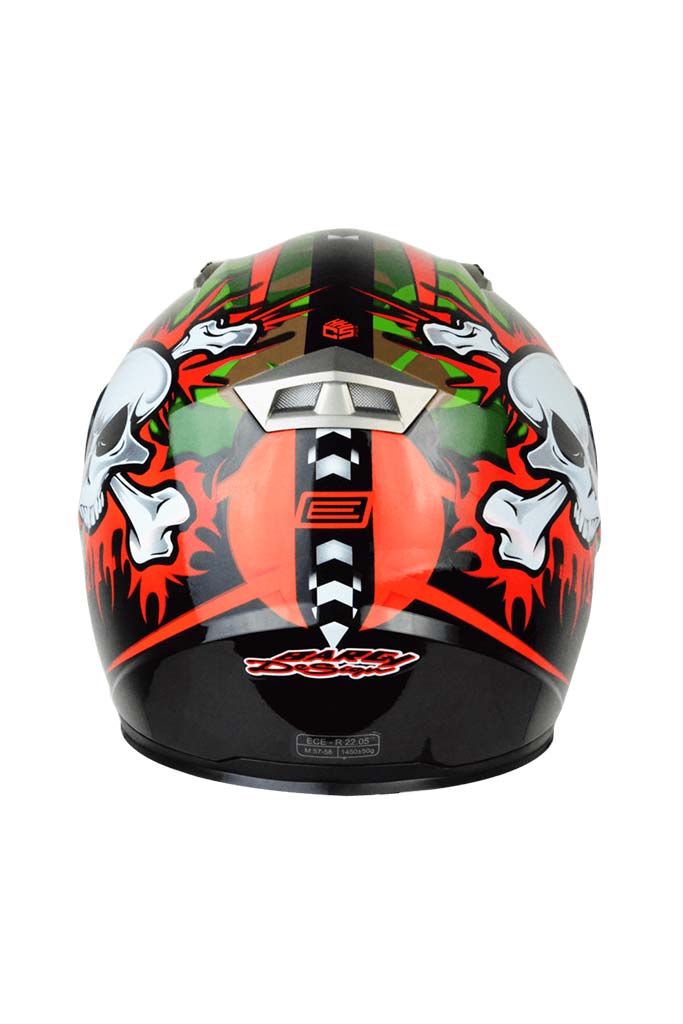 Biking Brotherhood Tonale Combat Orange Helmet
