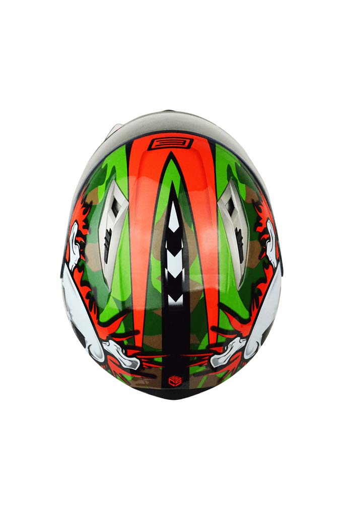 Biking Brotherhood Tonale Combat Orange Helmet