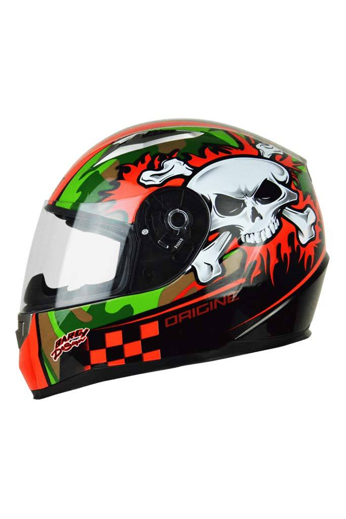 Biking Brotherhood Tonale Combat Orange Helmet