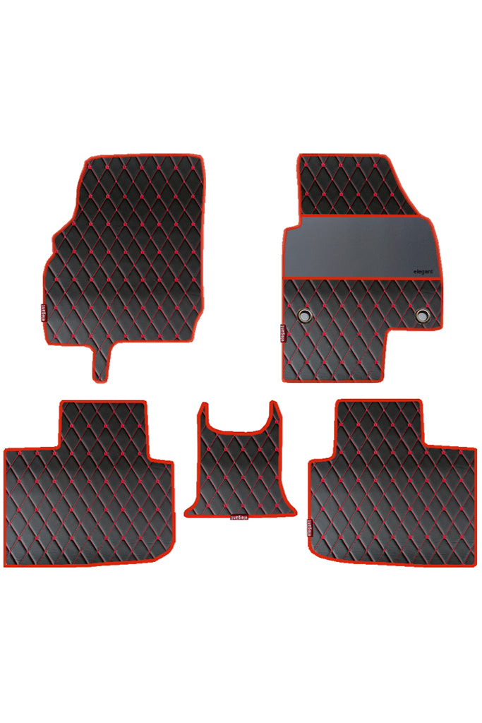 Luxury Leatherette Car Floor Mat For Volkswagen Virtus In India