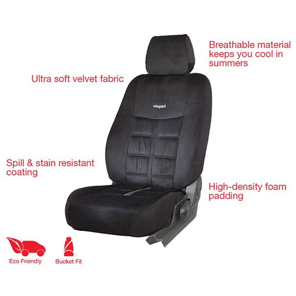 Emperor Velvet Fabric Car Seat Cover For Tata Altroz