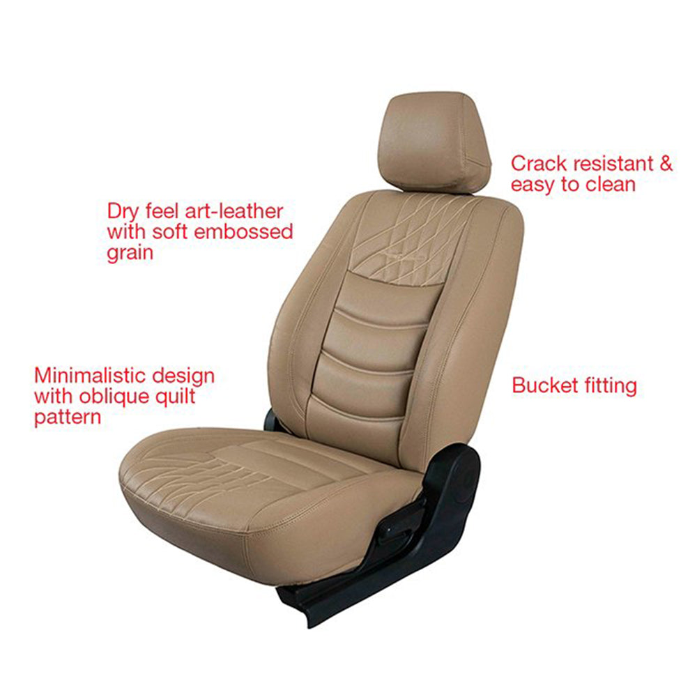 Glory Colt Art Leather Car Seat Cover Design For Volkswagen Polo