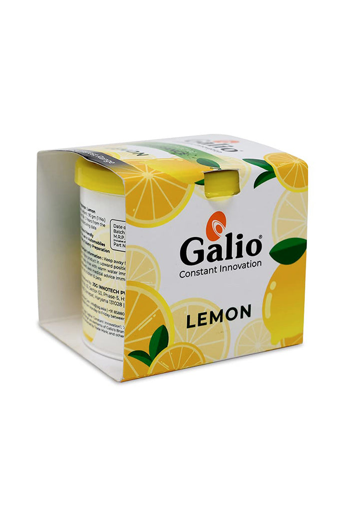 Galio Lemon Car Air Perfume Gel - 120 Gm