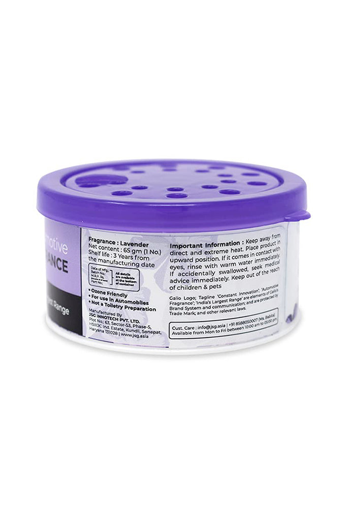 Galio Lavender Car Air Perfume Gel - 65 Gm