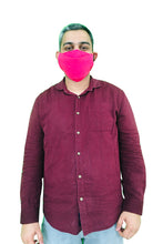 Elegant Cotton Face Mask Pink String Tieup  Pack of 3