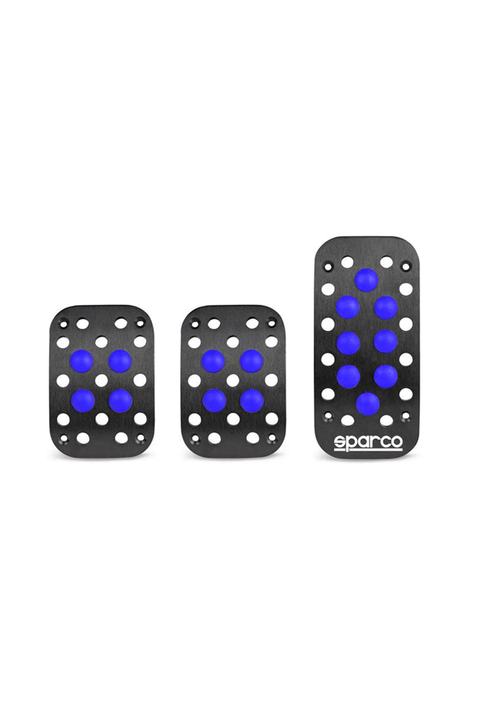 Sparco Sicilia Pedals Black and Blue