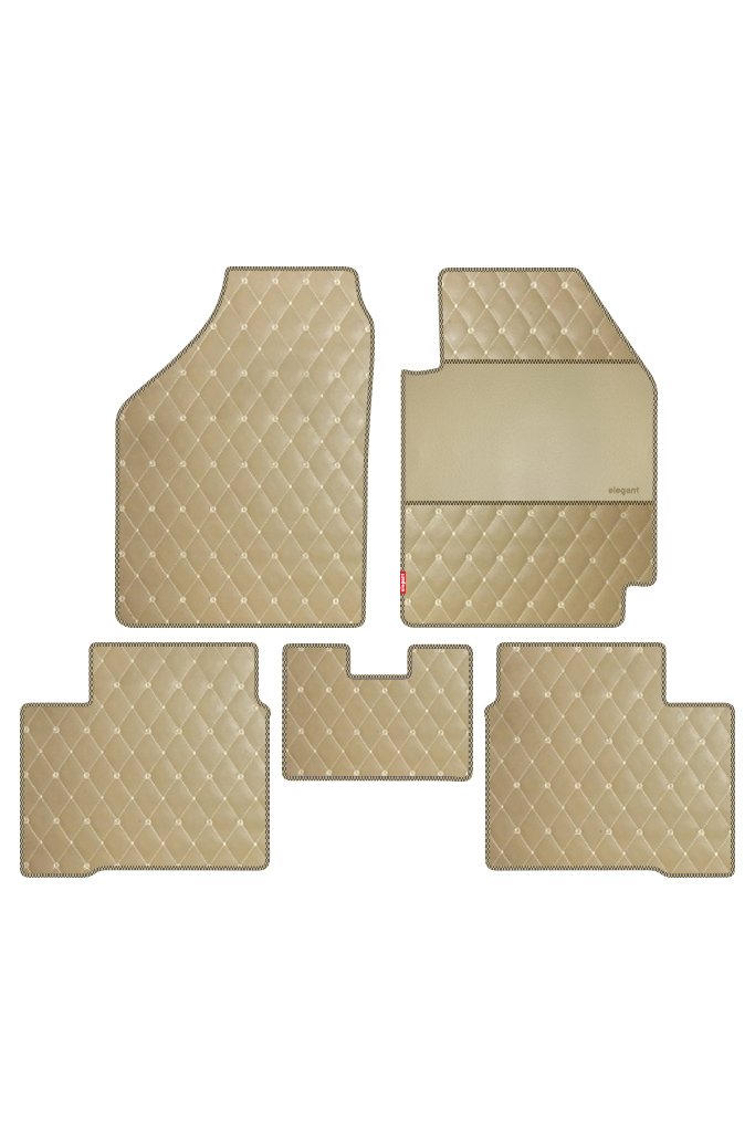 Luxury Leatherette Car Floor Mat For Mahindra XUV700 5 Seater Interior Matching