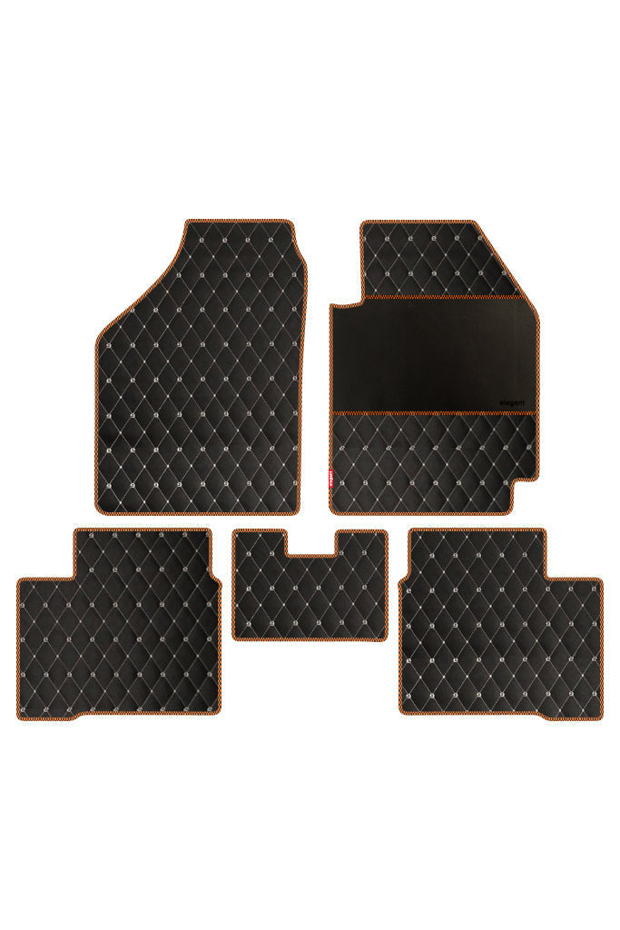 Luxury Leatherette Car Floor Mat  For Maruti Wagon R Dust Proof