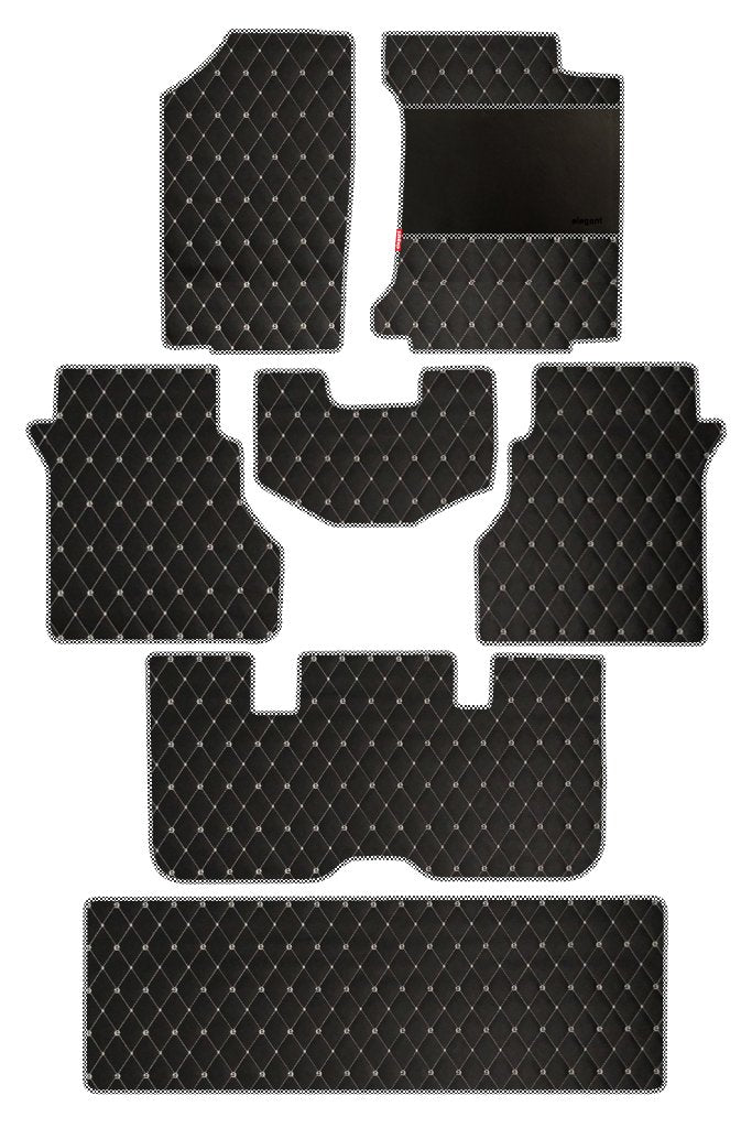 Luxury Leatherette Car Floor Mat For Honda Mobilio Interior Matching