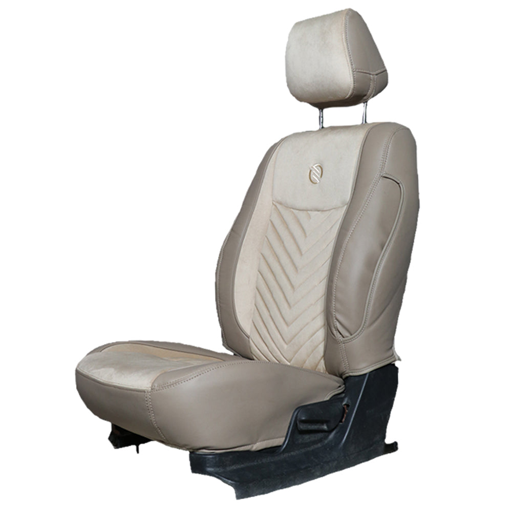 Veloba Softy Velvet Fabric Store Car Seat Cover For Nissan Magnite