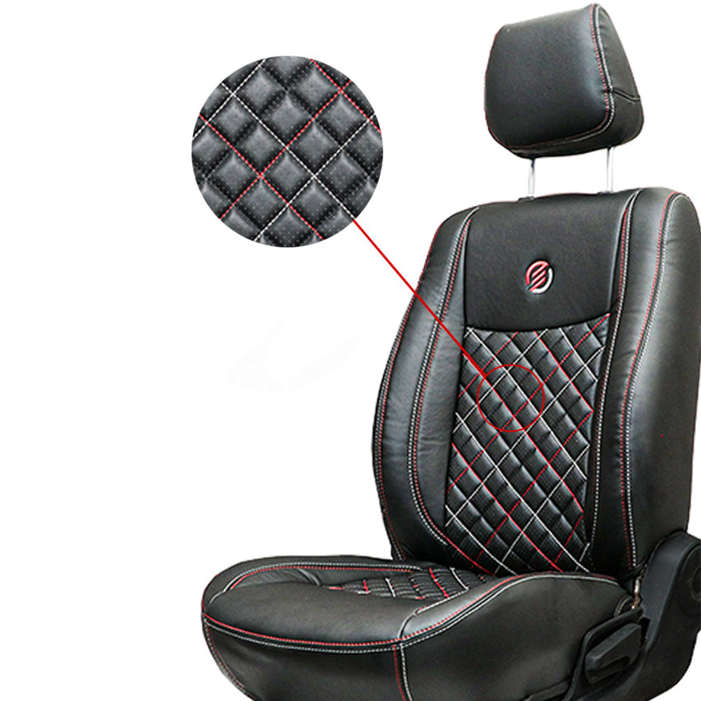 Audi A3 Tailored Waterproof Diamond Seat Covers With Logos Genuine Fitting  