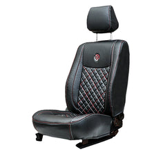 Load image into Gallery viewer, Venti 3 Perforated Art Leather Car Seat Cover Black For Toyota Innova Crysta
