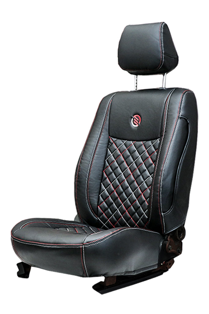 Venti 3 Perforated Art Leather Car Seat Cover For Volkswagen Vento at Lowest Price
