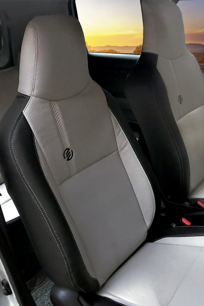 Venti 1 Duo Perforated Art Leather Car Seat Cover For Mahindra Scorpio