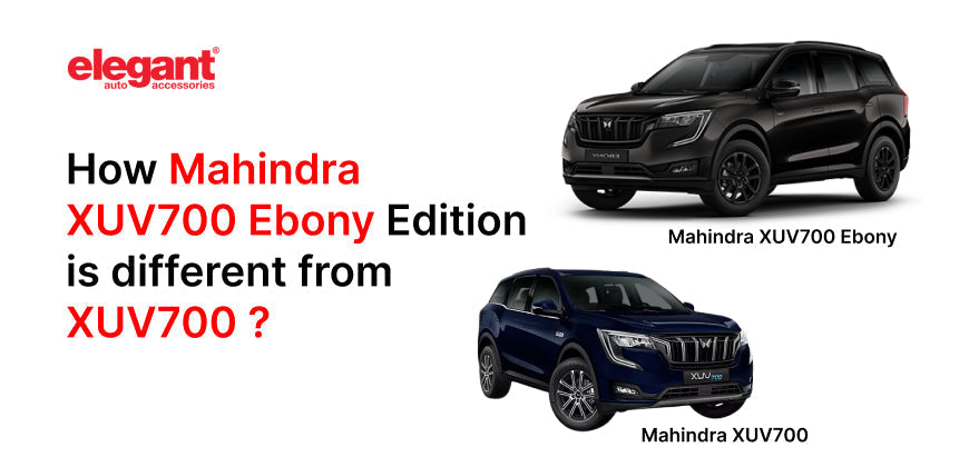How Mahindra XUV700 Ebony Edition is different from XUV700 ?