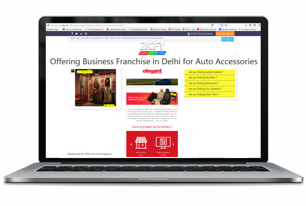OFFERING BUSINESS FRANCHISE IN DELHI FOR AUTO ACCESSORIES - ZICFY