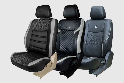 Silver car online seat covers