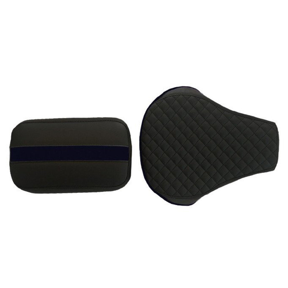 Cameo Sports Twin Bike Seat Cover Black and Blue for Bullet