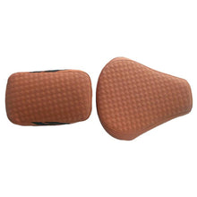 Rodeo Luxury Twin Bike Seat Cover Tan with Black Side Detail for Bullet