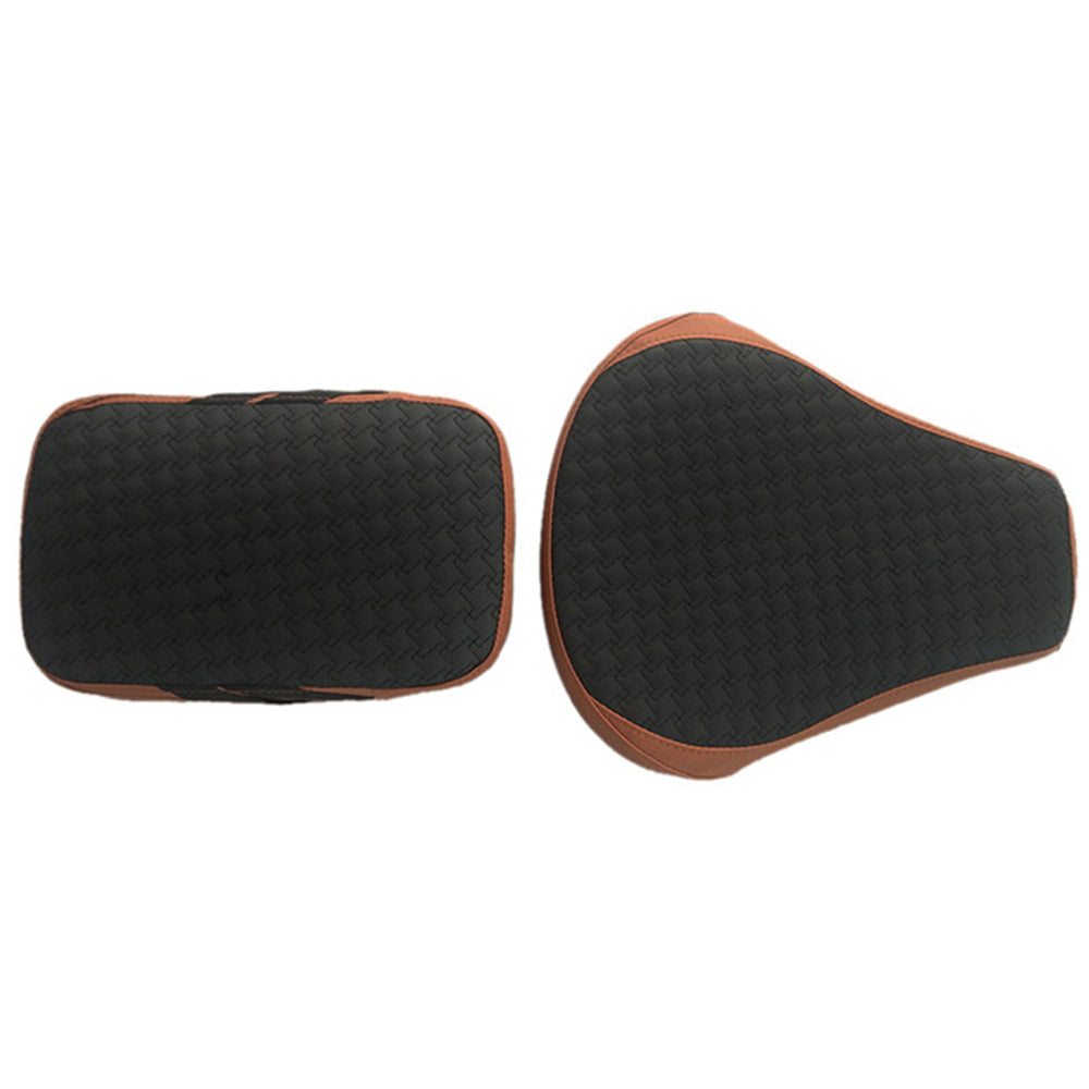 Rodeo Luxury Twin Bike Seat Cover Tan with Black Top for Bullet