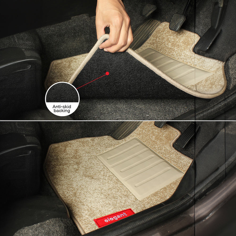 Miami Carpet Car Floor Mat For Volvo S90 - Beige Beige | Elegant Auto Retail