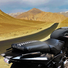 Gallop Style Twin Bike Seat Cover Black and White for KTM Duke