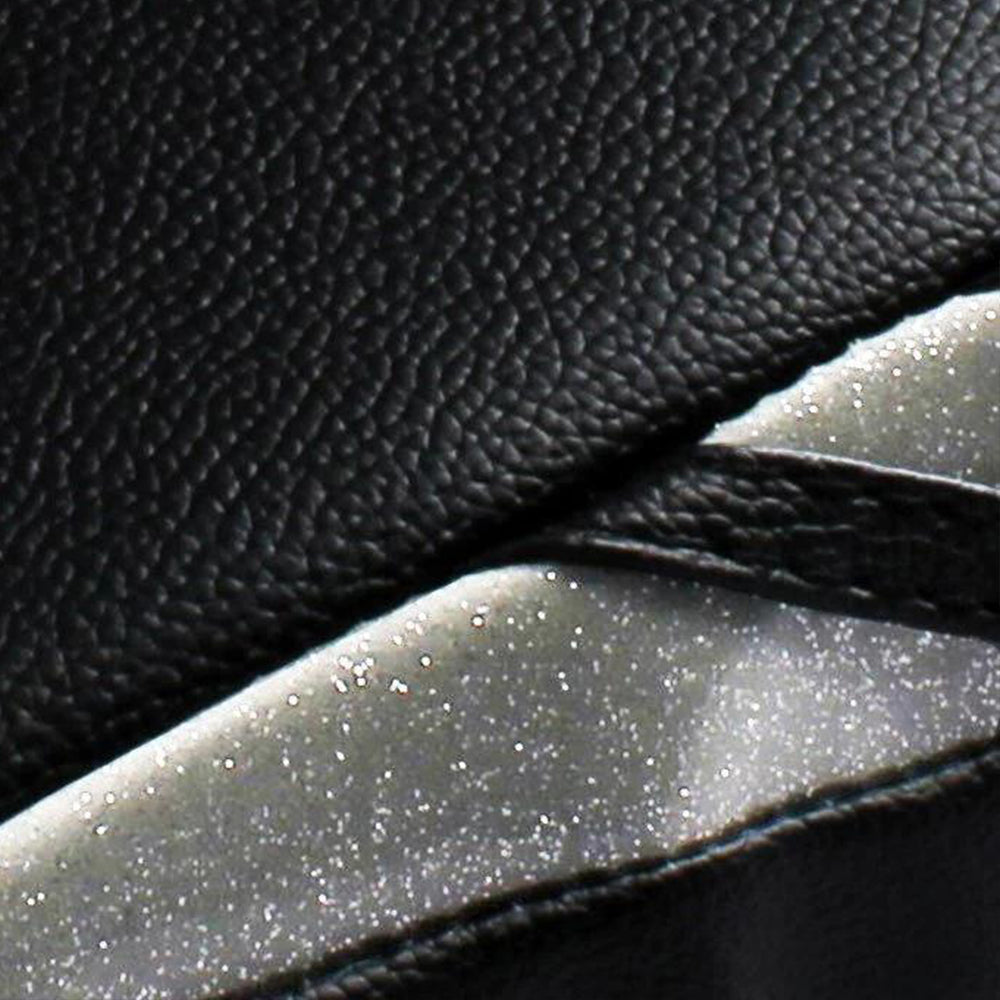 Bolt Sports Twin Bike Seat Cover Black and Silver