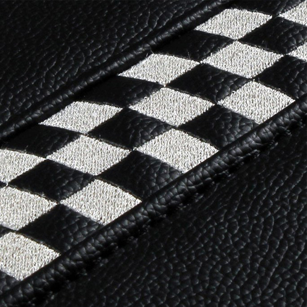 Gallop Style Twin Bike Seat Cover Black and White