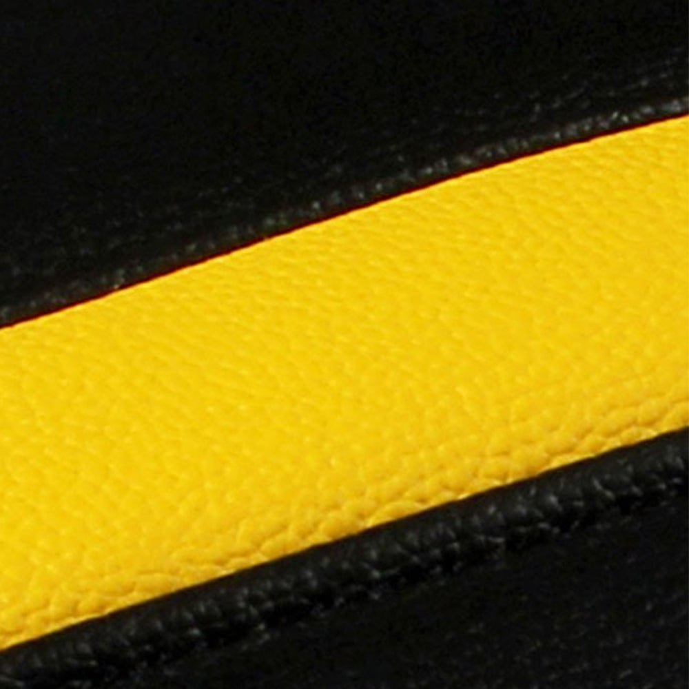 Cameo Sports Twin Bike Seat Cover Black and Yellow for Bullet
