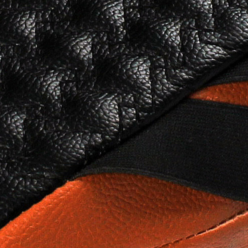 Rodeo Luxury Twin Bike Seat Cover Tan with Black Top