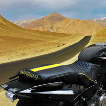 Cameo Sports Twin Bike Seat Cover Black and Yellow for KTM Duke
